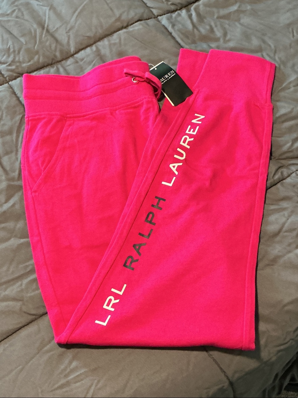 Ralph Lauren Hot Pink Track Jogger Pants